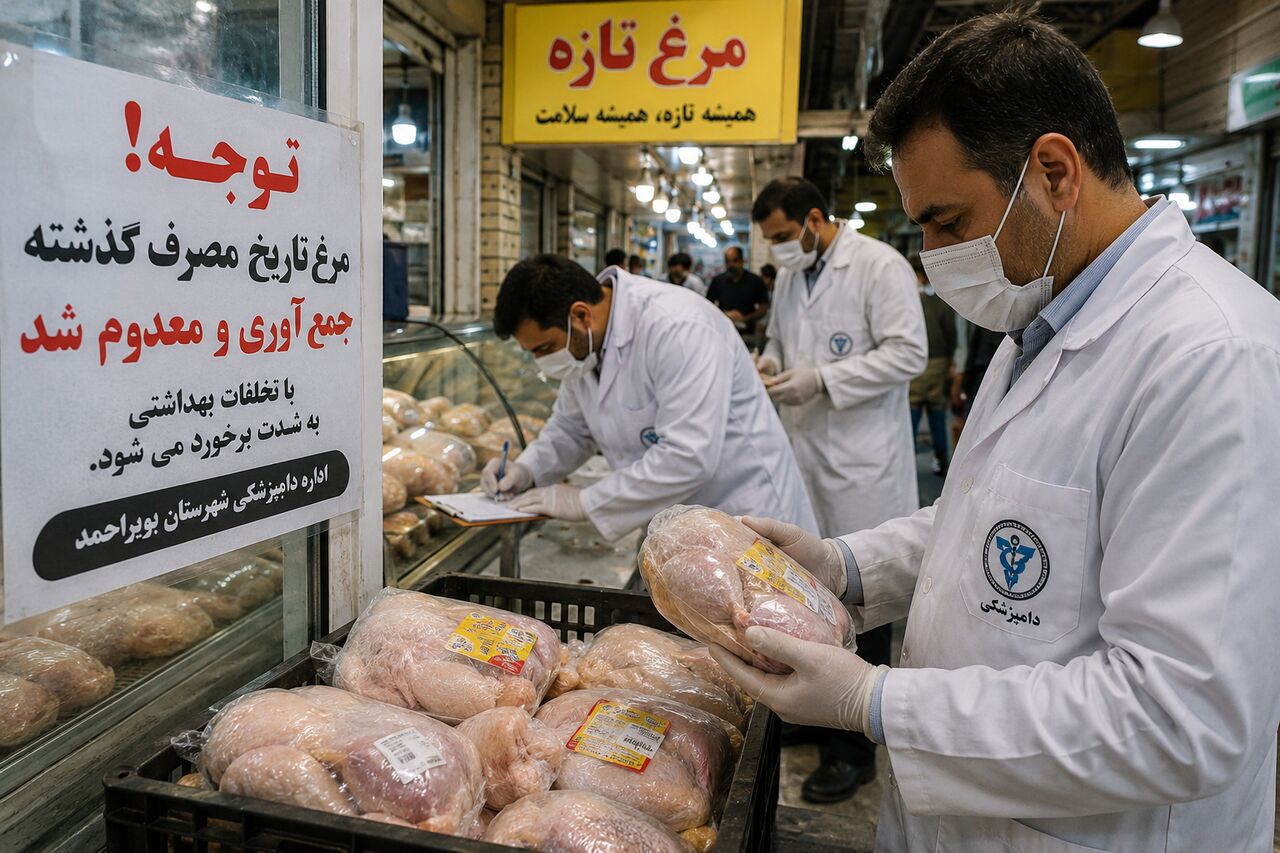 تیغ بازرسان بر گلوی مرغ‌های تاریخ‌گذشته