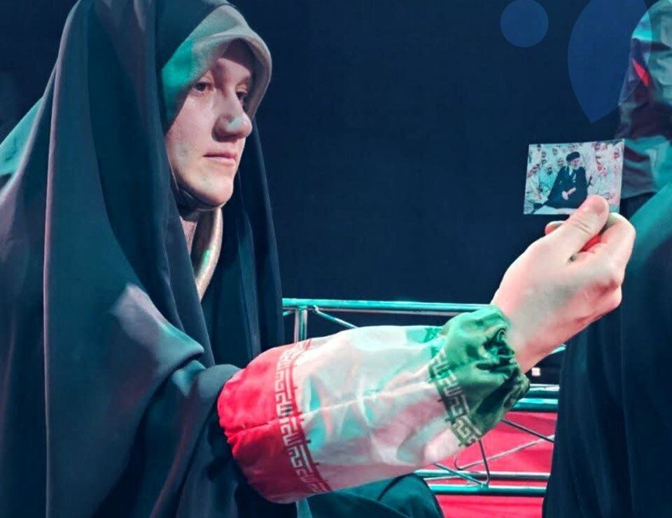 پرچم ایران ساق دست سمنانیها