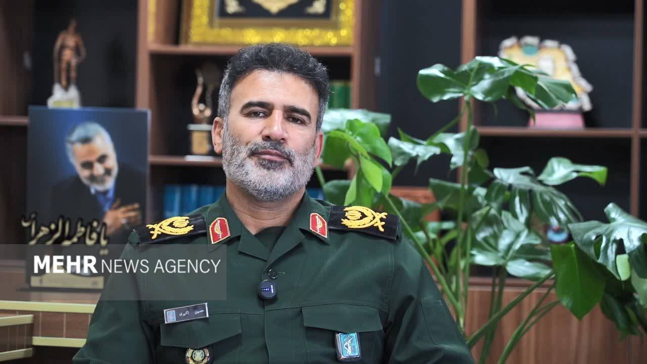 سردار اکبری: حماسه ۱۰۰ شب حضور مردمی نماد وحدت و اقتدار ملی است