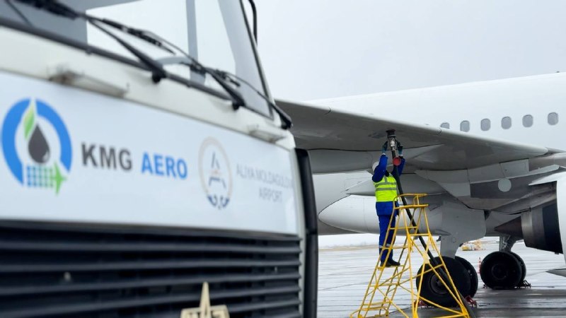 KazMunayGas-Aero برای سوخت پروازهای FlyOne ارمنستان در آلماتی