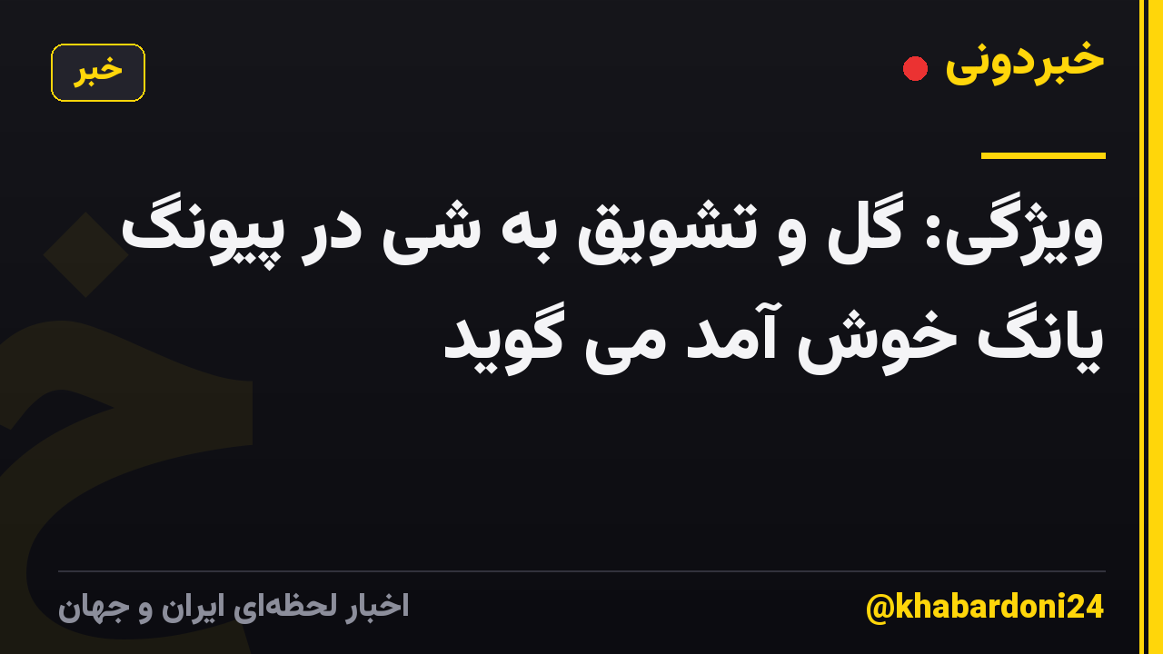 ویژگی: گل و تشویق به شی در پیونگ یانگ خوش آمد می گوید