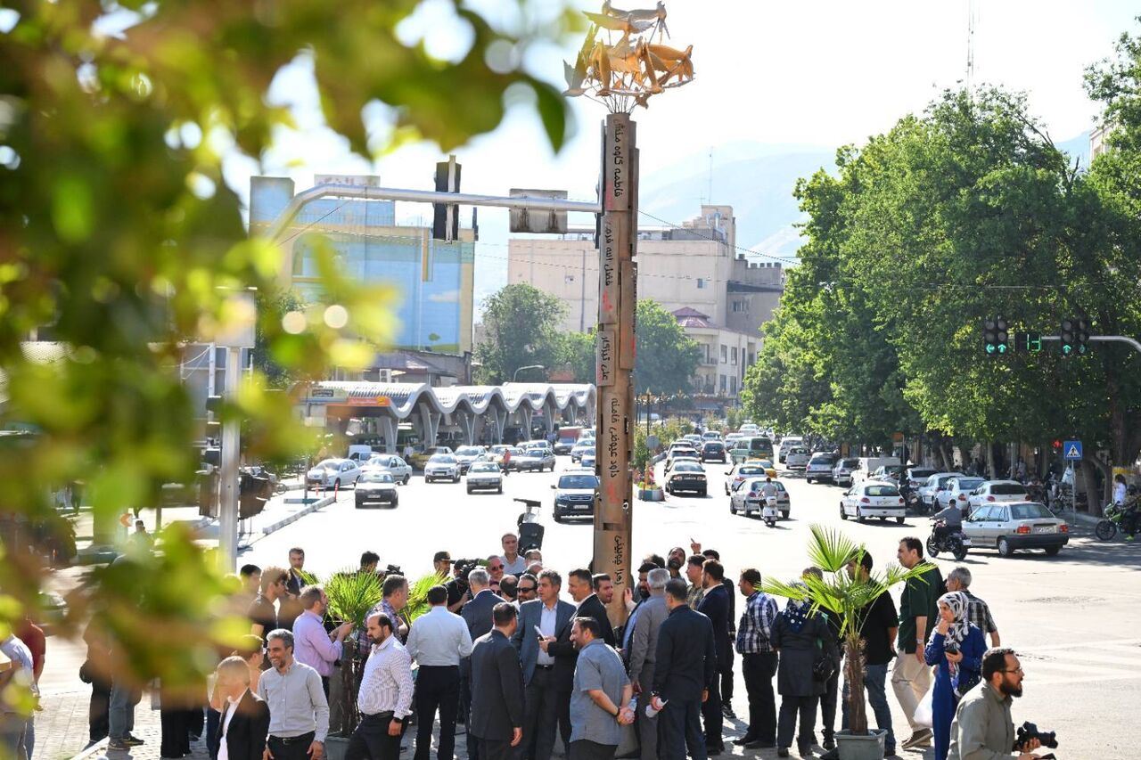 رونمایی از یادمانهای شهدای «جنگ ۱۲روزه» در تهران