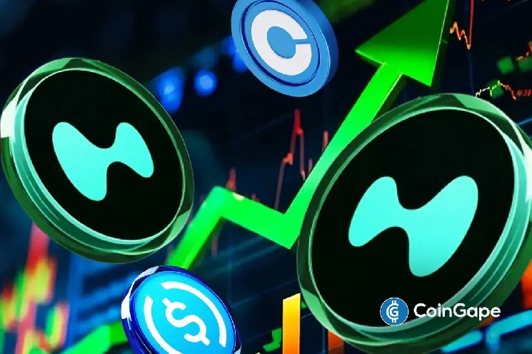 HYPE به‌عنوان شرکت Coinbase در حال حاضر رسمی USDC در Hyperliquid افزایش می‌یابد و درآمد DEX را افزایش می‌دهد.