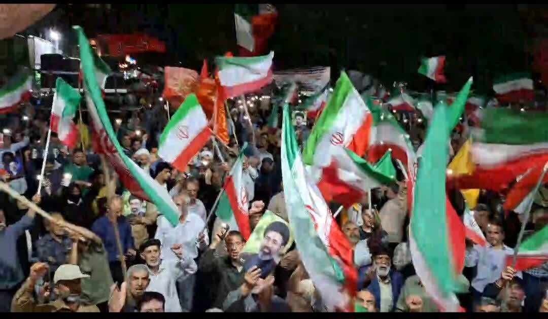 حضور بروجردیها در صدمین شب اجتماع اتحاد و حماسه