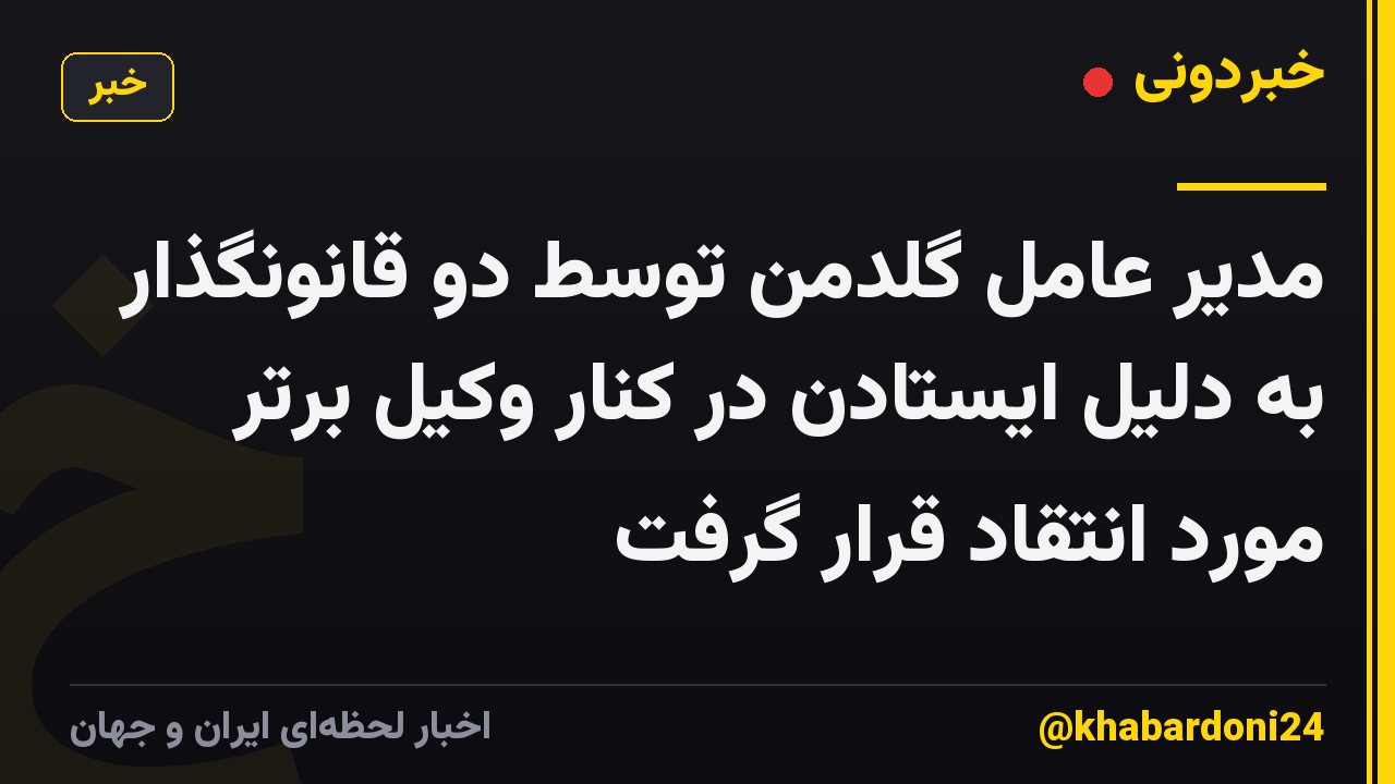 مدیر عامل گلدمن توسط دو قانونگذار به دلیل ایستادن در کنار وکیل برتر مورد انتقاد قرار گرفت