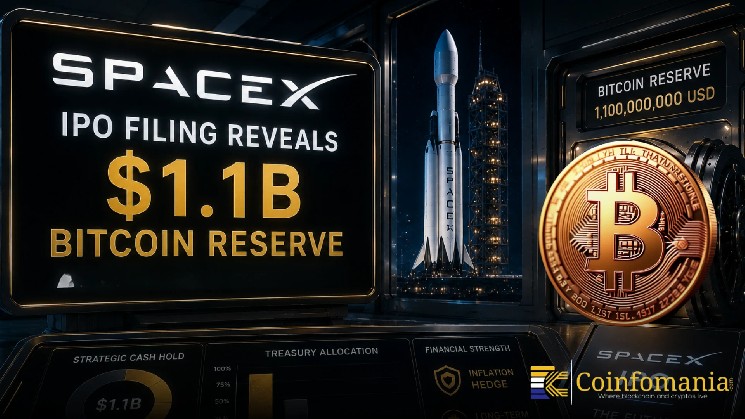 بایگانی IPO SpaceX، ذخیره 1.1 میلیارد دلاری بیت کوین را به عنوان نگه داری وجه نقد استراتژیک نشان می دهد