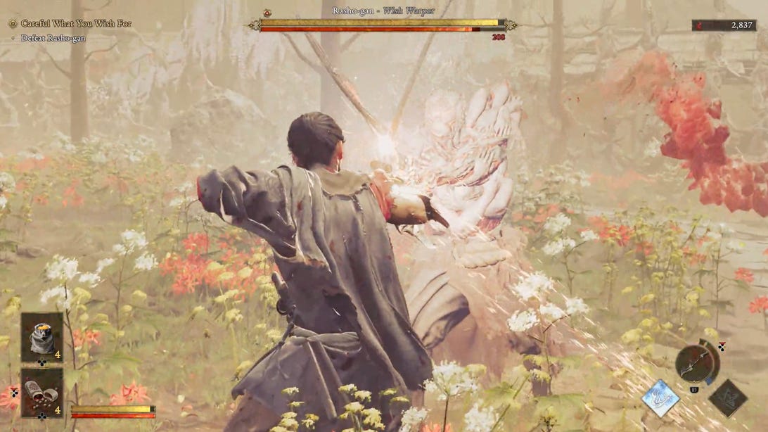 Onimusha: Way of the Sword برای سامورایی سیکوها یک جشن مسخره است