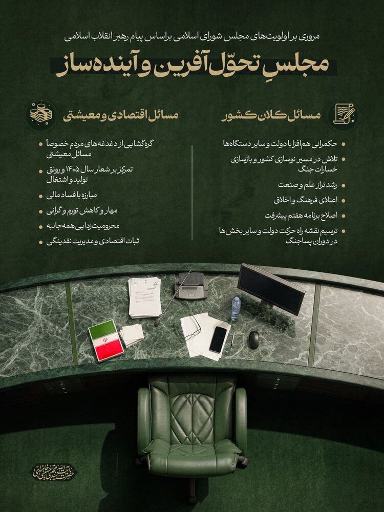 بازنشر پیام رهبری به مجلس در میانه مخالفت برخی نمایندگان با پیشنویس توافق احتمالی