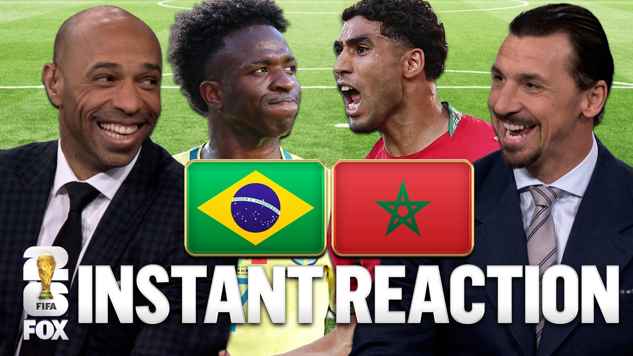 تساوی برزیل مقابل مراکش 🚨 آیا برزیل باید راضی باشد؟ زلاتان، تیری هانری و بیشتر REACT