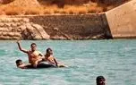 تصاویر؛ آب‌تنی تابستانی در خوزستان