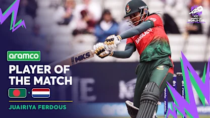 کرکره فردوس تفاوت را بالا می برد | نکات برجسته POTM | T20WC زنانه 2026