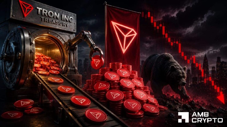 خزانه 700 میلیون TRX و تأثیر بازار داخل Tron Inc
