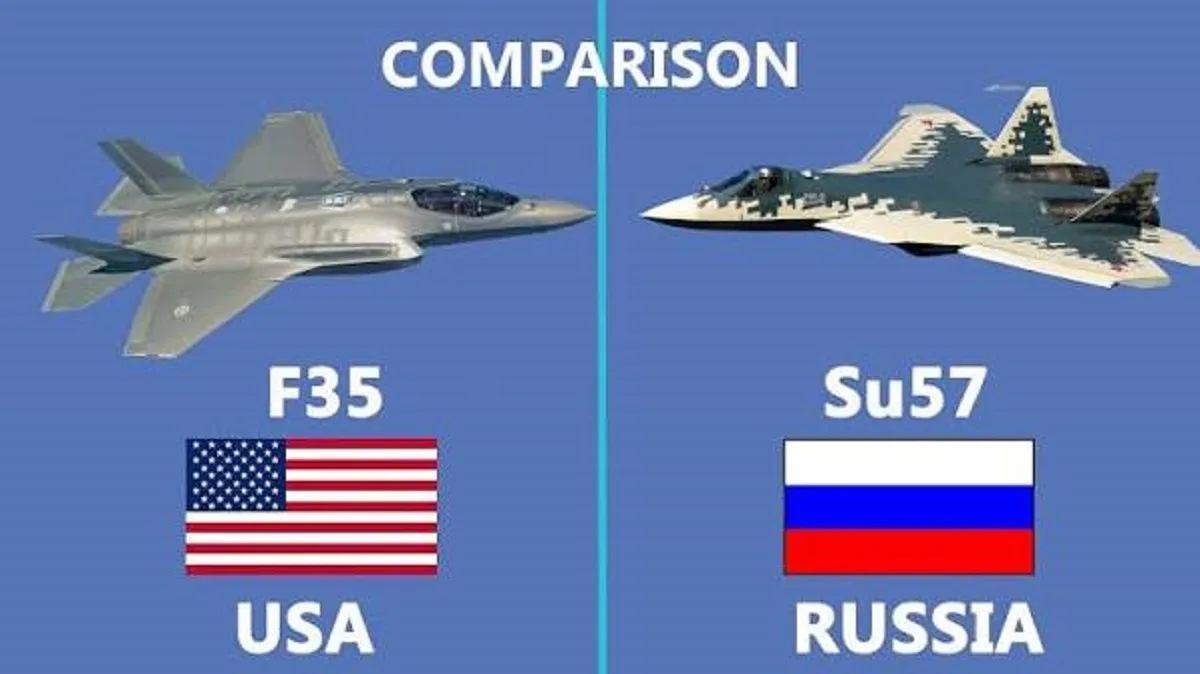 مقایسه F-35 و Su-57؛ کدام جنگنده نسل پنجم برتری دارد؟