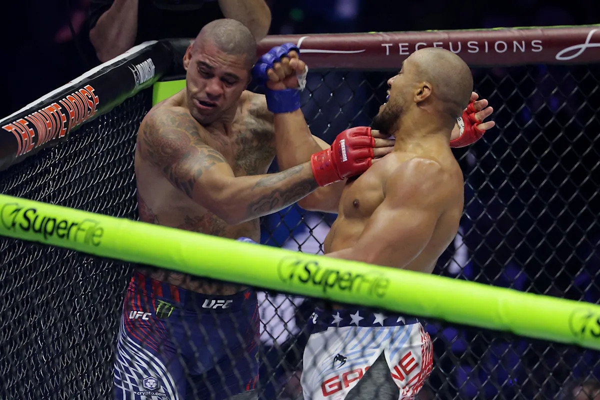 نتایج UFC Freedom 250: سیریل گان با الکس پریرا برای قهرمانی موقت سنگین وزن، وحشیانه برخورد کرد و مسابقه مجدد تام آسپینال را راه اندازی کرد.