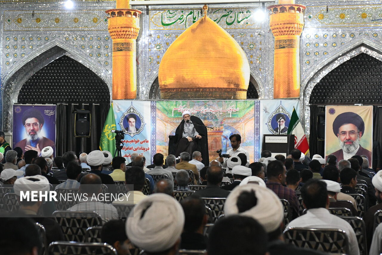 گردهمایی موکبداران شیرازی فعال در جنگ رمضان