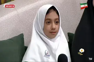 اشکهای دختر ۸ ساله بازمانده میناب در پخش زنده + فیلم