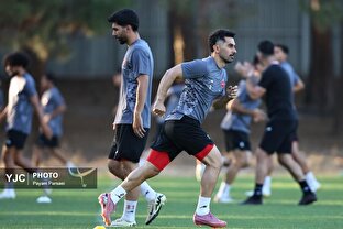 تمرین تیم فوتبال پرسپولیس