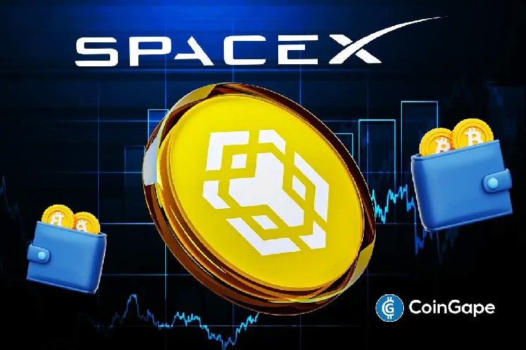 بایننس با افزایش ۱۲ درصدی سهام SPCX، SpaceX bStock را عرضه کرد.