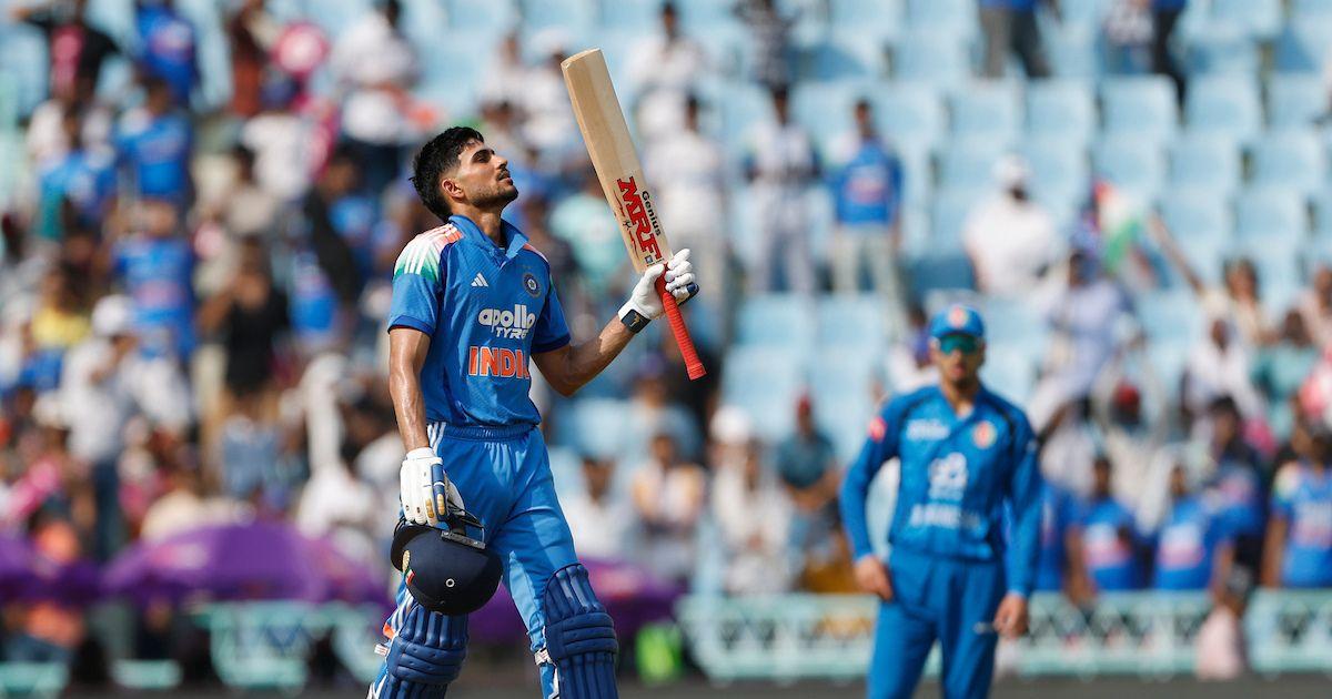 ODI دوم: رکورد گیل و کیشان امتیاز ماموت هند در مقابل افغانستان را رقم زد.