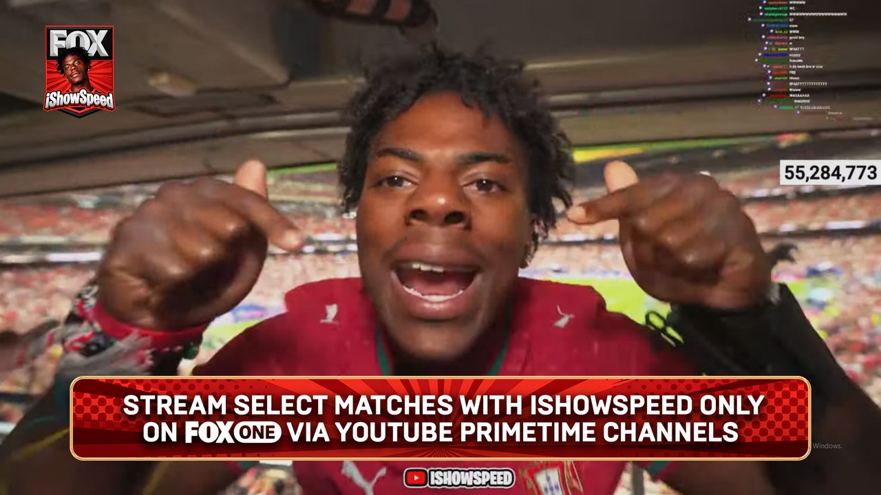پخش منتخب مسابقات جام جهانی فوتبال با IShowSpeed ​​فقط در FOX One از طریق کانال های YouTube Primetime