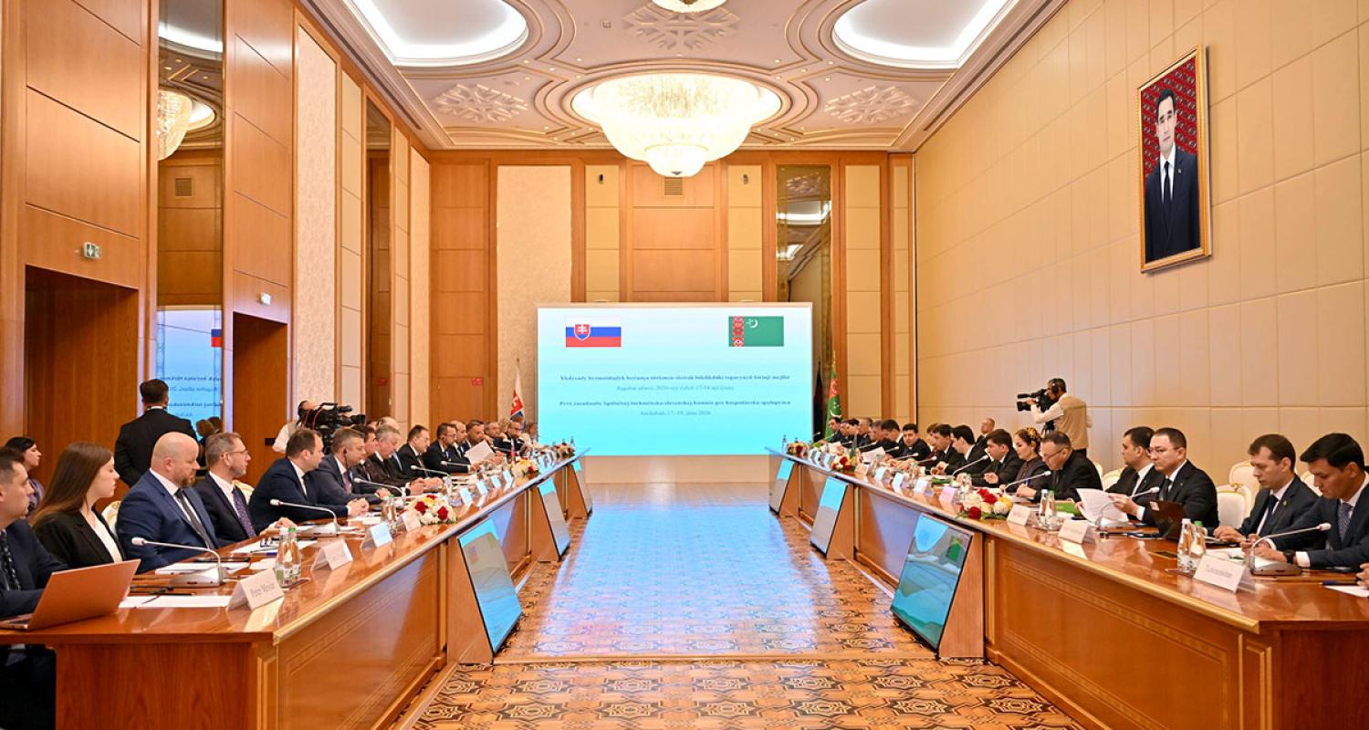 ترکمنستان و اسلواکی اولین نشست کمیسیون همکاری اقتصادی را برگزار کردند
