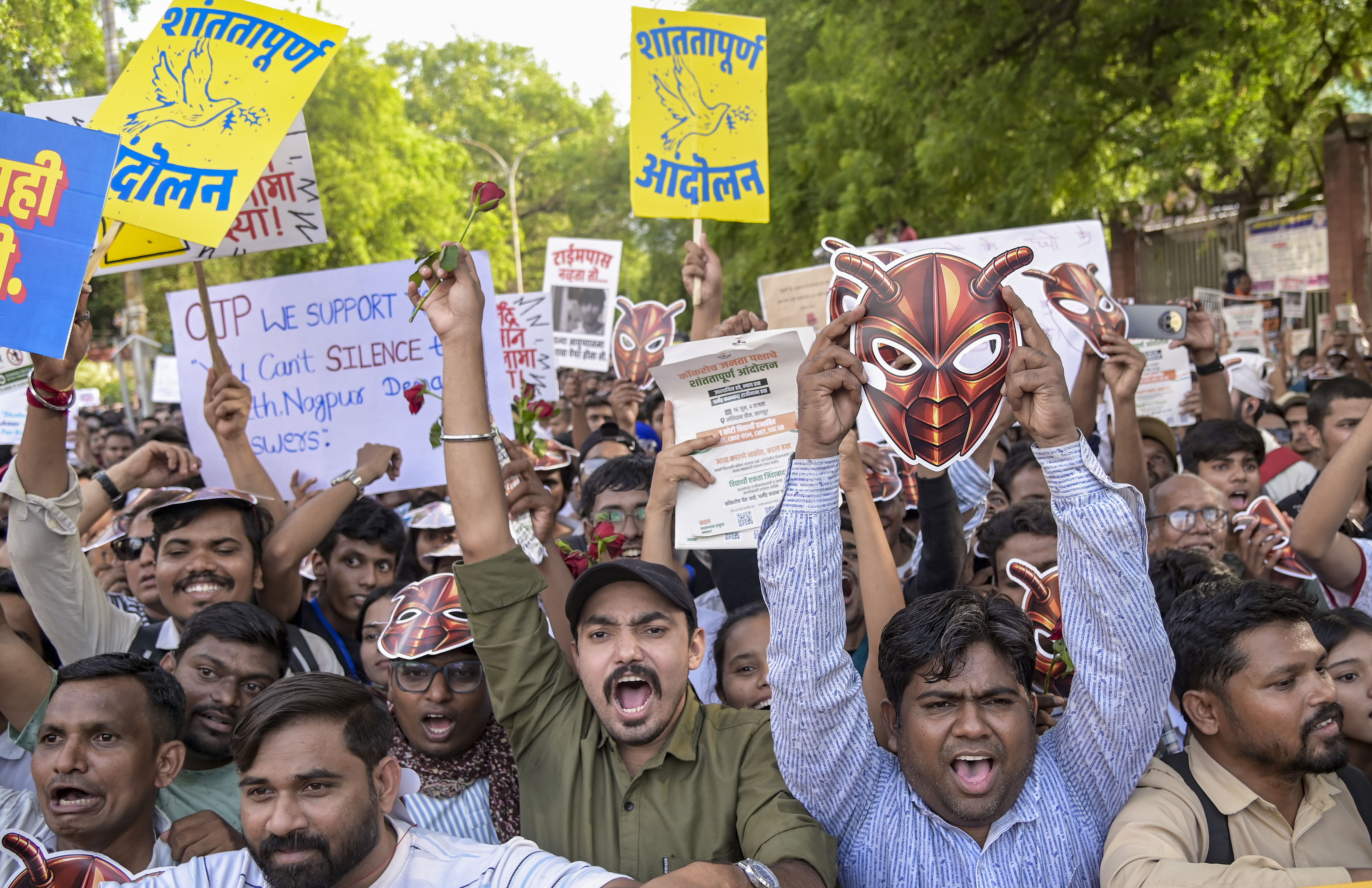 تدابیر شدید امنیتی در محل برگزاری دومین اعتراض CJP در Jantar Mantar
