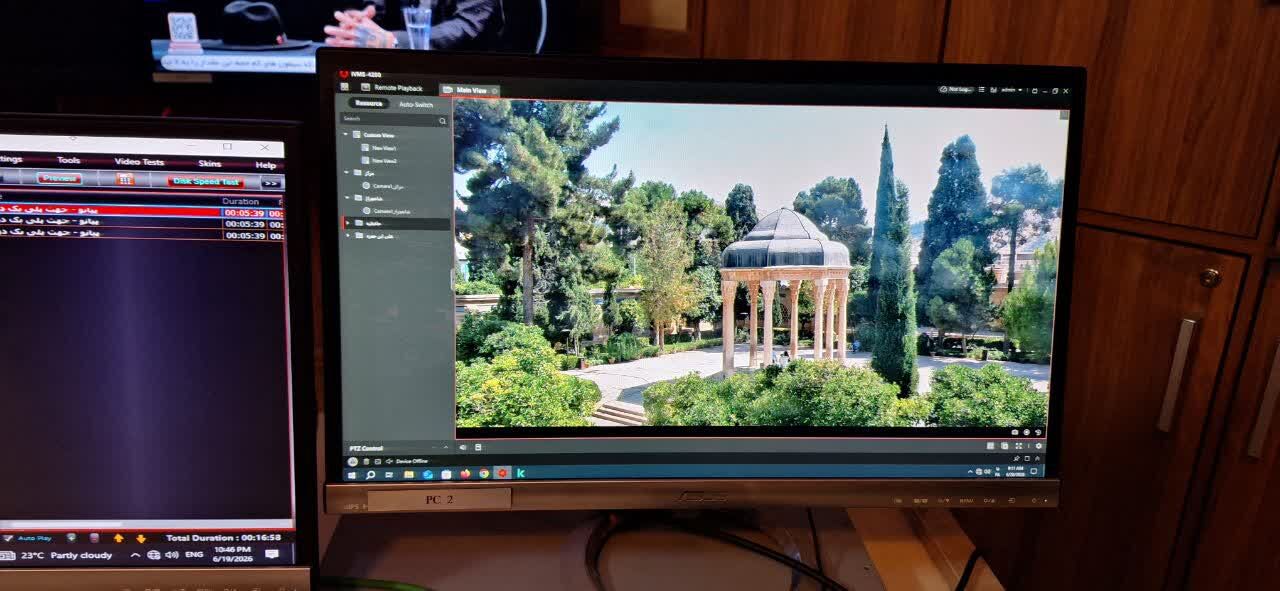 دوربین‌های ثابت پخش زنده در اماکن تاریخی و مذهبی شیراز راه‌اندازی شد