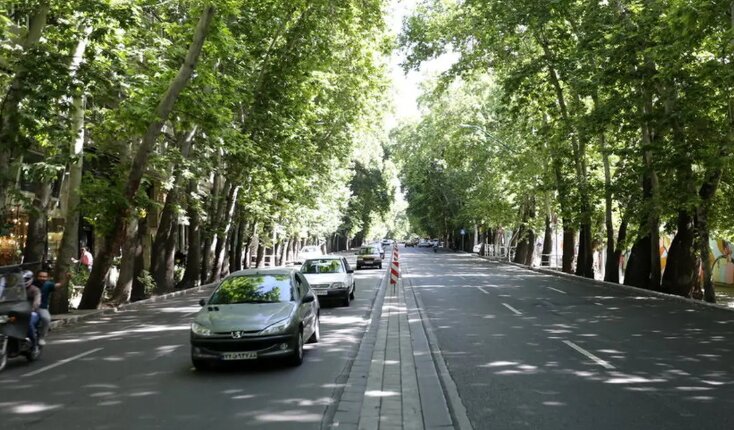 عکس/ نمایی از خیابان ولیعصر در دهه ۴۰