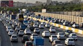 ترافیک سنگین در آزادراه تهران-کرج-قزوین