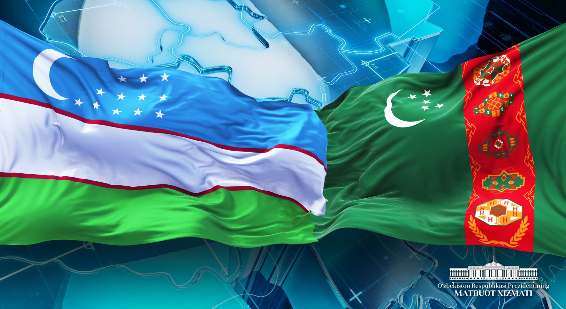 ترکمنستان و ازبکستان درباره تجارت و پروژه های زیربنایی گفتگو کردند
