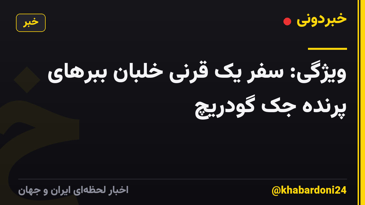 ویژگی: سفر یک قرنی خلبان ببرهای پرنده جک گودریچ