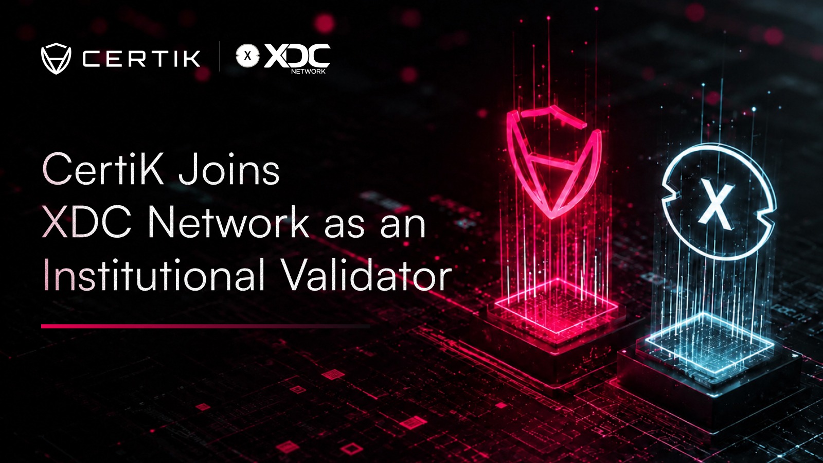 CertiK به عنوان اعتبار سنجی مسترنود سازمانی به شبکه XDC می پیوندد