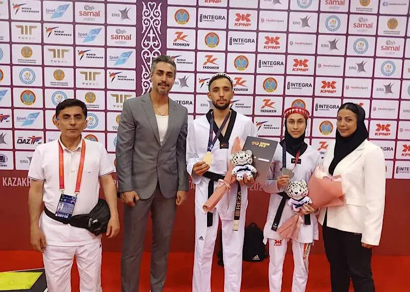 یک طلا و یک نقره برای تکواندوی ایران در قزاقستان