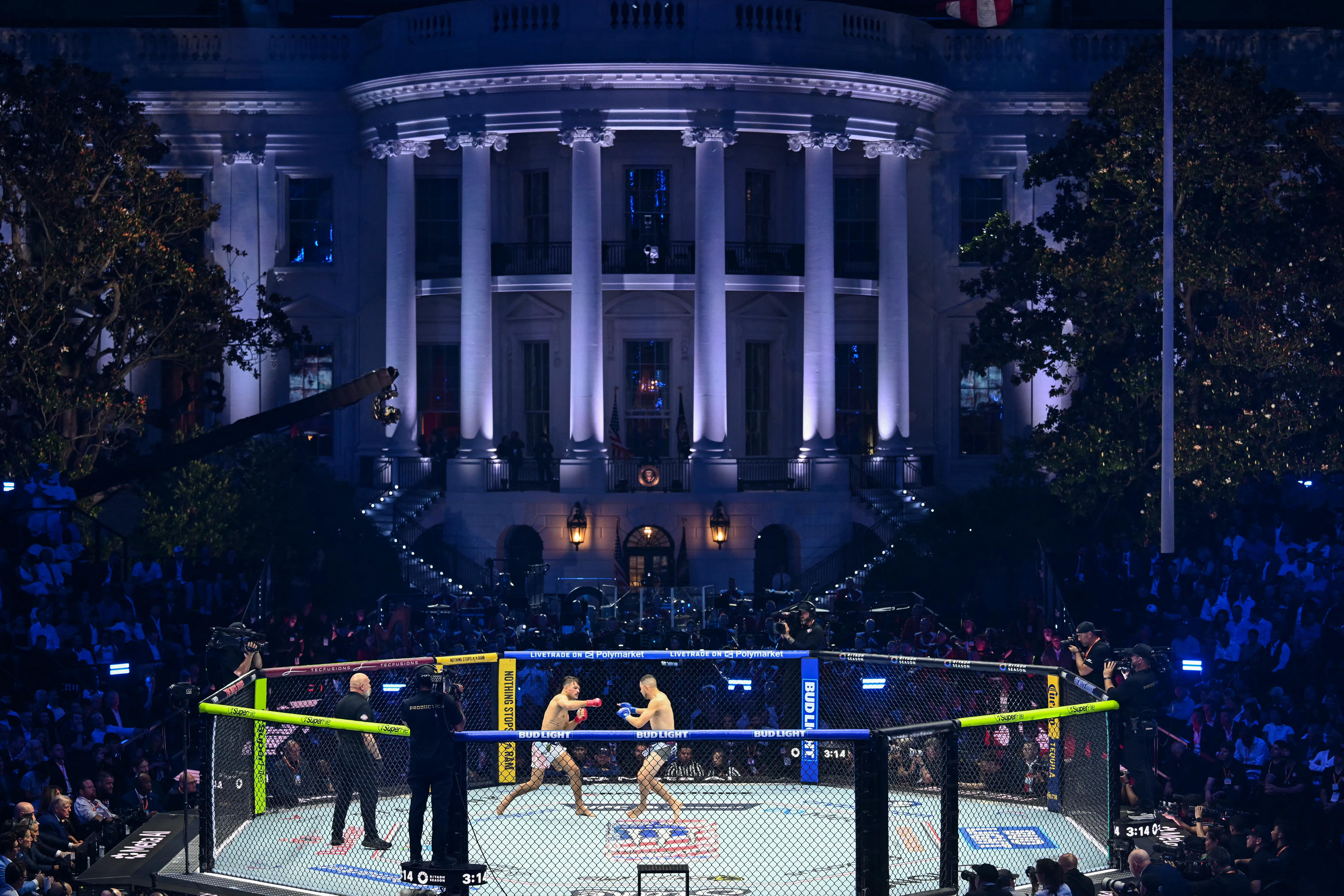 تعداد مخاطبان جهانی UFC کاخ سفید فاش شد