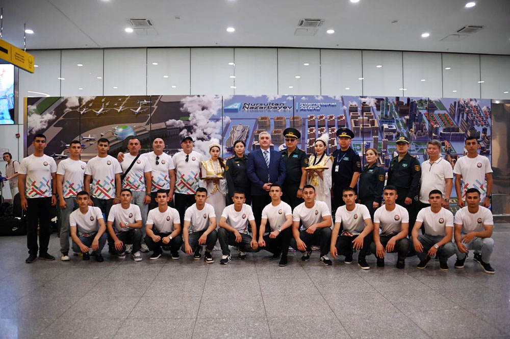 دانش آموزان آذربایجانی در گردهمایی جوانان نظامی وطن پرست «Aybyn-2026» در قزاقستان شرکت کردند (عکس)