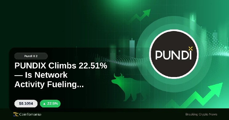PUNDIX 22.51٪ صعود می کند - آیا فعالیت شبکه باعث رشد می شود؟