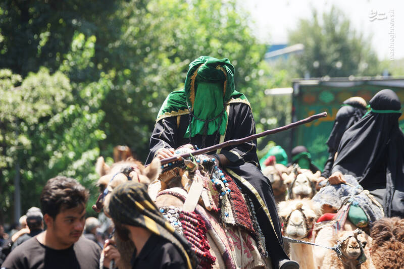 عکس/ عزاداری دسته بنی اسد در خیابان ری تهران