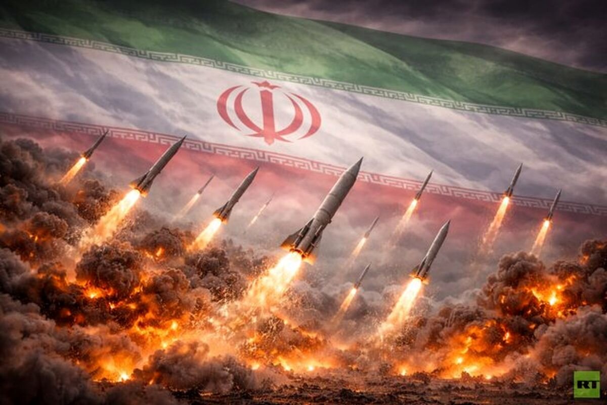 تصاویر هدف قرار دادن پایگاه آمریکایی توسط موشک‌های ایرانی