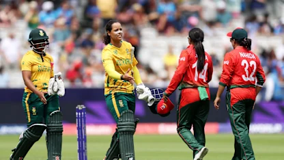 افریقای جنوبی یک پیروزی عصبی مقابل بنگلادش به پایان رساند | T20WC زنانه 2026