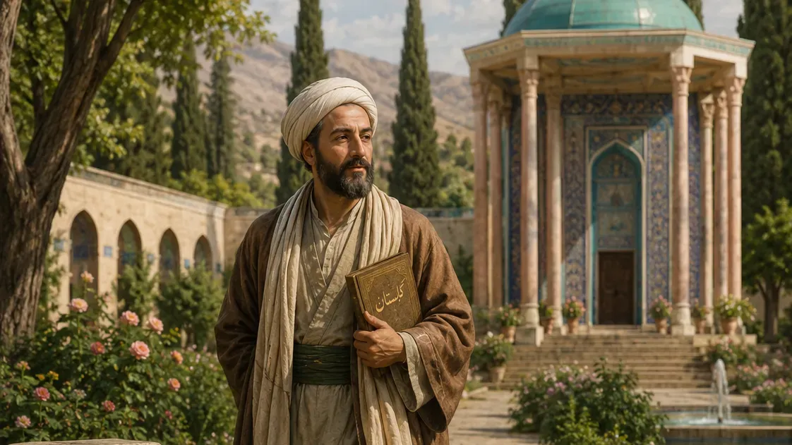 با سعدی در گلستان : به تیشه کس نخراشد ز رویِ خارا گِل / چنان که بانگِ درشت تو می‌خراشد دل (+صدا)