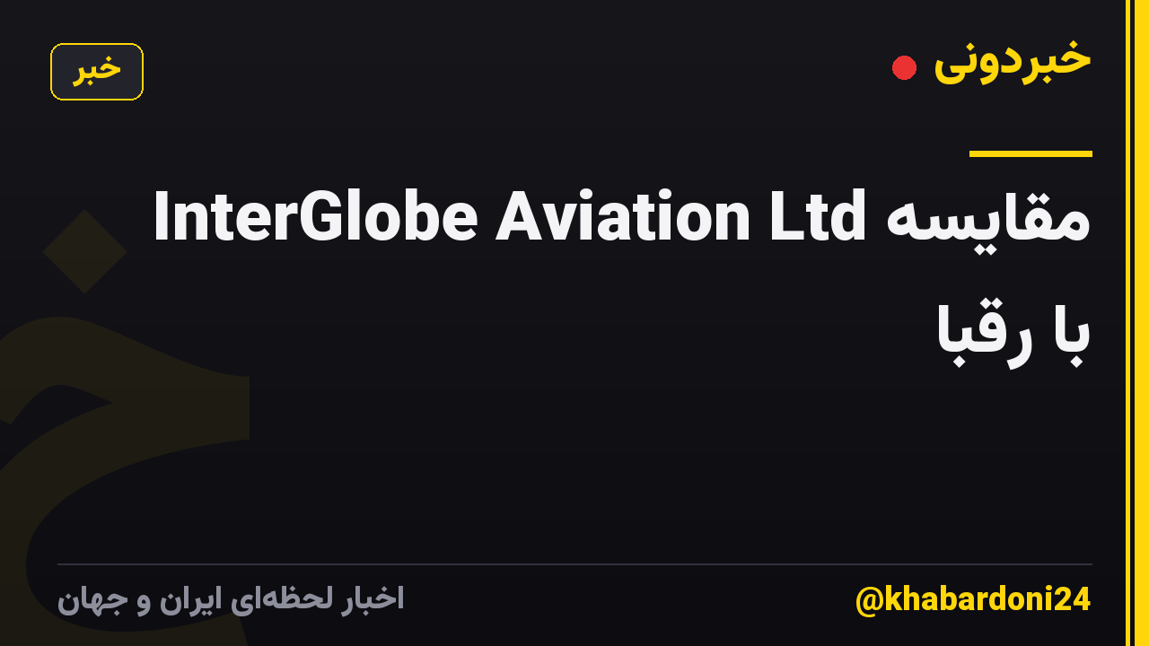 InterGlobe Aviation Ltd مقایسه با رقبا