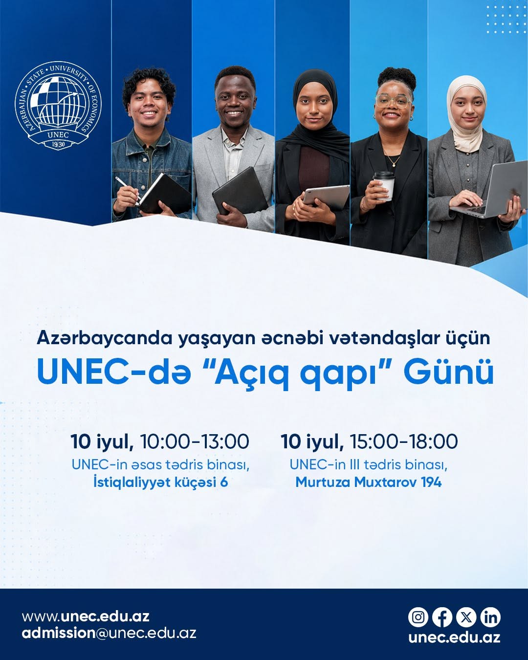 UNEC میزبان یک روز باز برای ساکنان بین المللی در آذربایجان است