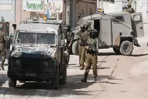 بازداشت ۵ فلسطینی به دست نیروهای اشغالگر در کرانه باختری
