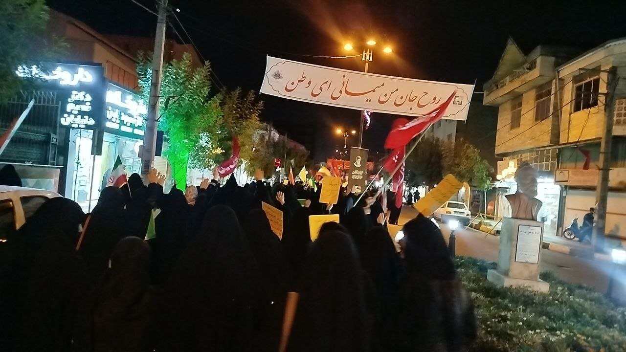 صد و بیست و سومین حضور حماسی مردم آستانه اشرفیه در خیابان