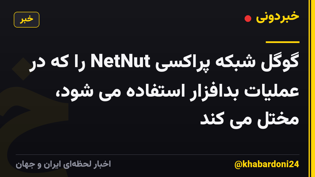 گوگل شبکه پراکسی NetNut را که در عملیات بدافزار استفاده می شود، مختل می کند