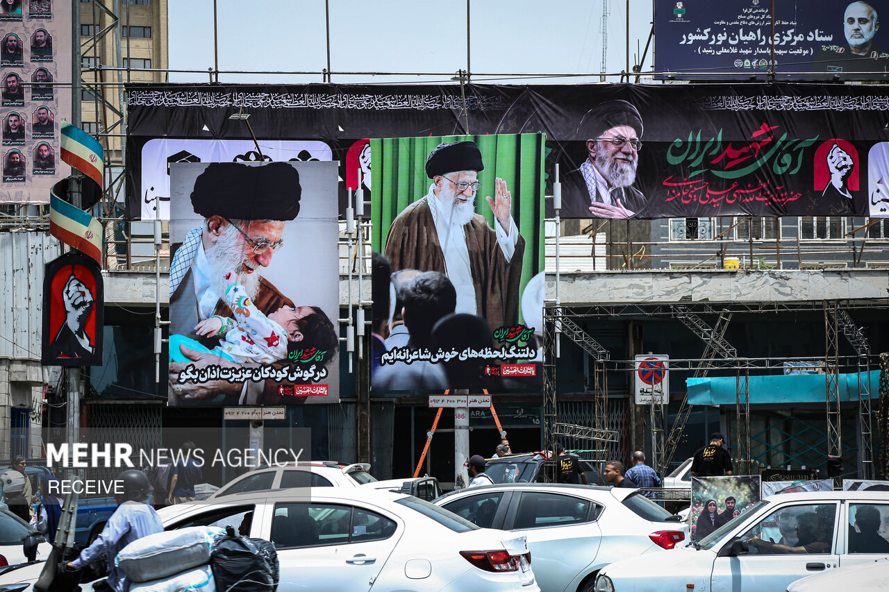 شهر تهران در آستانه بدرقه آقای شهید ایران