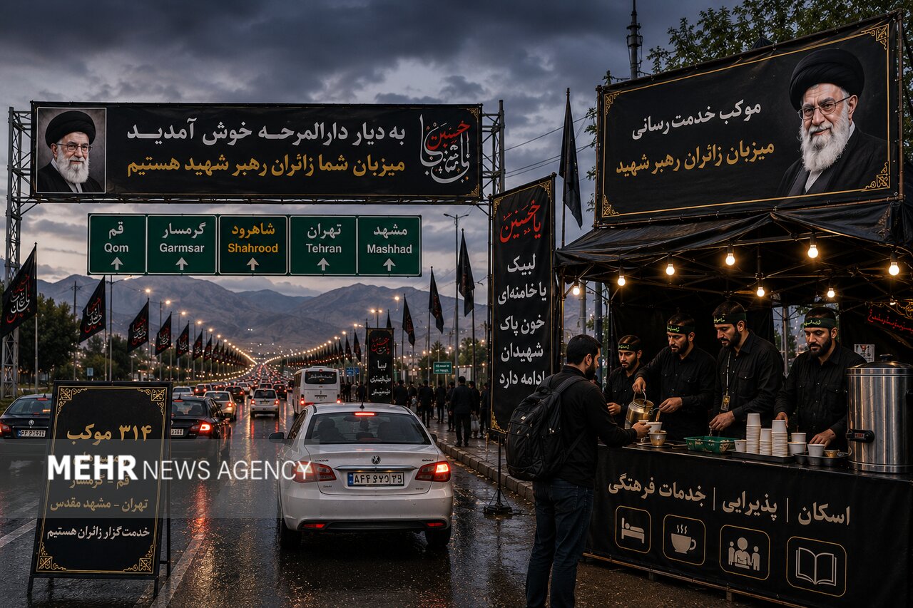 ۳۱۵ موکب در سمنان پای کار؛ مردم برای اسکان زائران دست به‌کار شدند