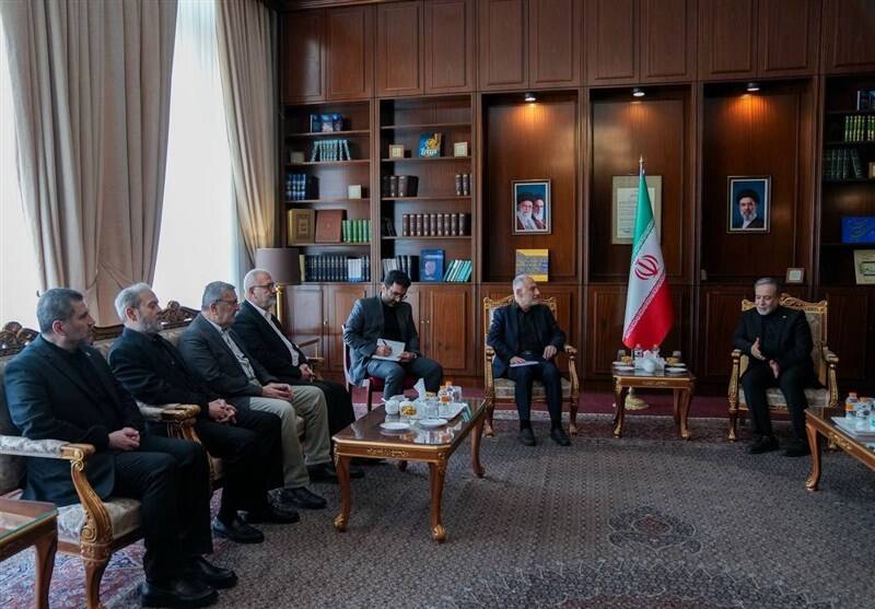 دیدار نمایندگان حزبالله، حماس و جنبش امل با عراقچی