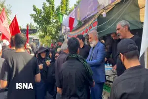 خدمتگزاری موکبها به زائران در نزدیکی مترو مفتح + فیلم