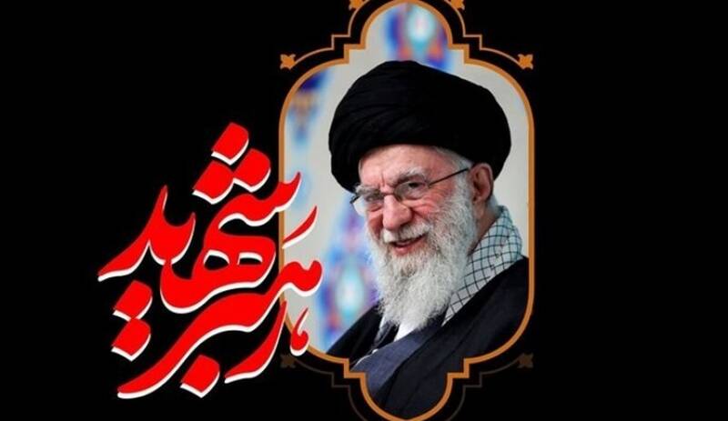عکس/ عمامه آقای شهید ایران بر روی تابوت